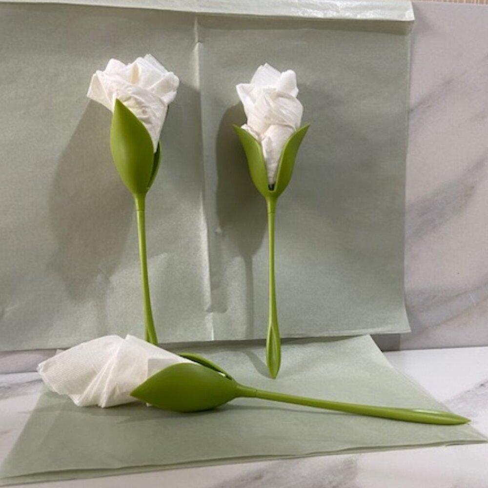 Floral Bloom Napkin Holders-Set of 20